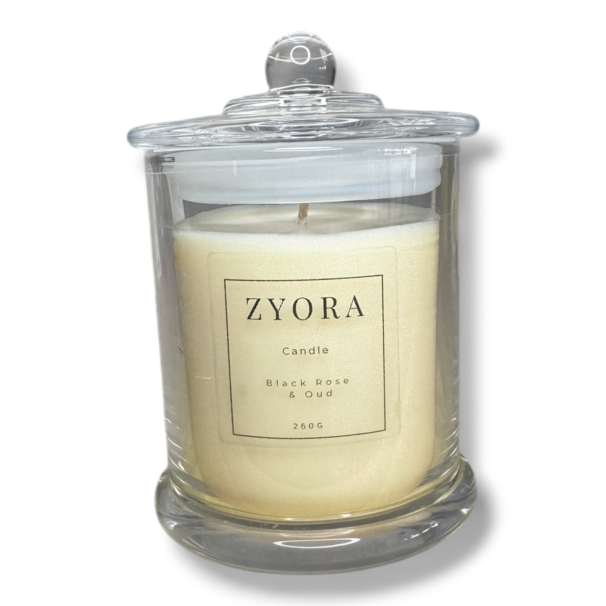 260g Black Rose & Oud Candle