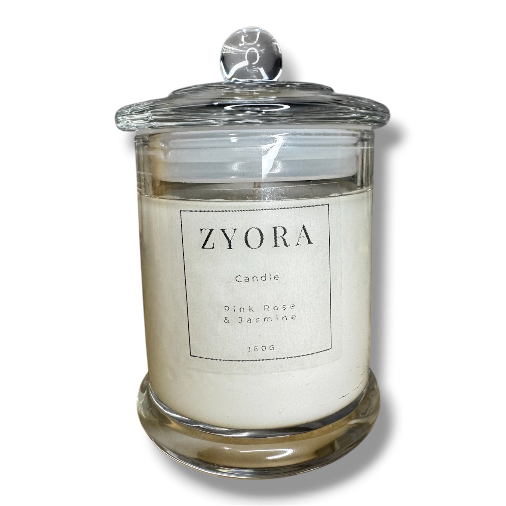 160g Pink Rose & Jasmine Candle